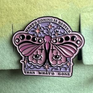 Butterfly Eyes Pin